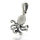 925 Sterling silver pendant - octopus