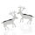 925 Sterling silver stud earrings - Deer