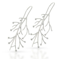 925 Sterling silver earrings - branch