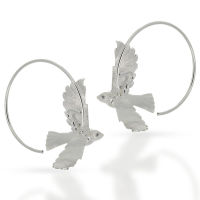 925 Sterling silver earrings - bird