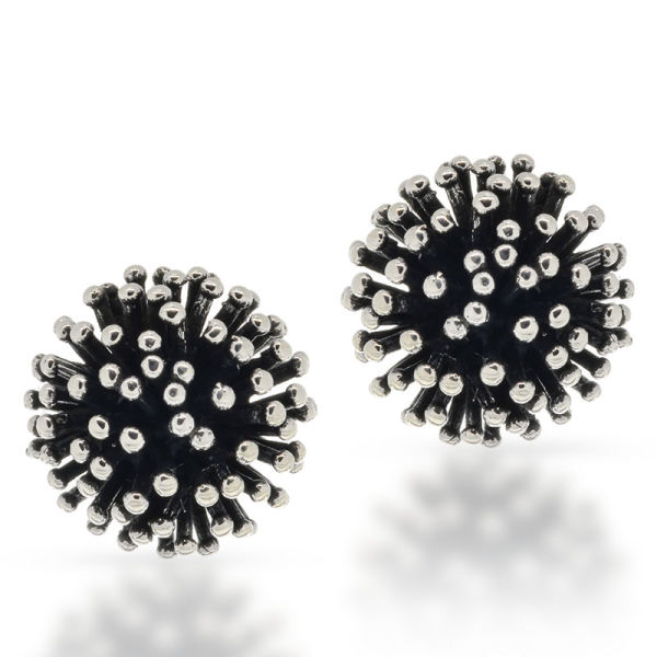 925 Sterling Silber Ohrstecker - Blüte "Pusteblume"