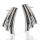 925 Sterling silver stud earrings - Abstract