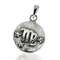 925 Sterling silver pendant - Virgo symbol