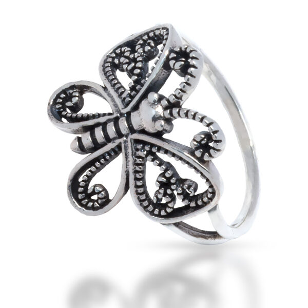 925 Sterling Silberring - Schmetterling 52 (16,6 Ø) 6,1 US