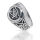 925 Sterling silver ring - Eye of Ra 58 (18,4 Ø)...