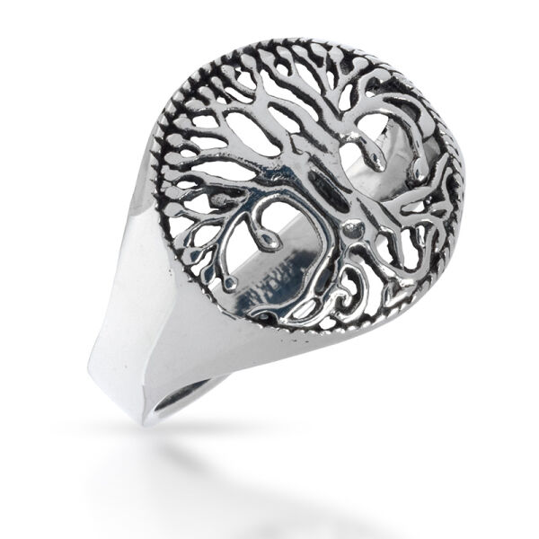 925 Sterling Silberring - Lebensbaum 59 (18,8 Ø) 8,7 US