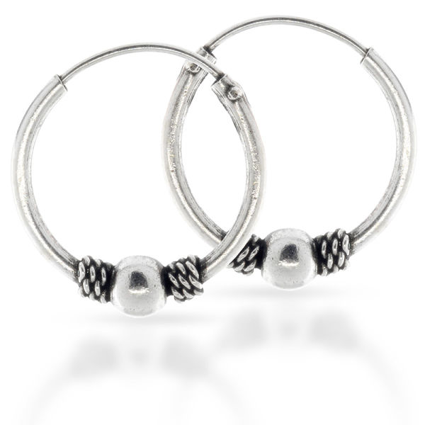 925 Sterling Silber - Balicreole - 14 mm