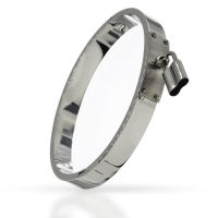 Stainless steel bracelet with lock