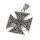 Edelstahlanhänger - Eisernes Kreuz mit Trinity Knoten