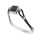 Edelstahlvinylarmband mit Carbon
