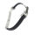 Edelstahlvinylarmband mit Carbon