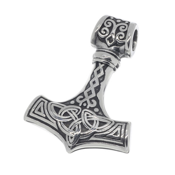 Edelstahlanhänger Thors Hammer " Kelten Symbole"