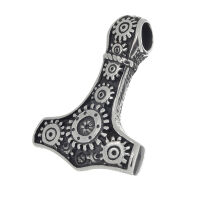 Edelstahlanhänger – Thors Hammer mit...