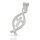 925 Sterling Silver Pendant - Ichthys