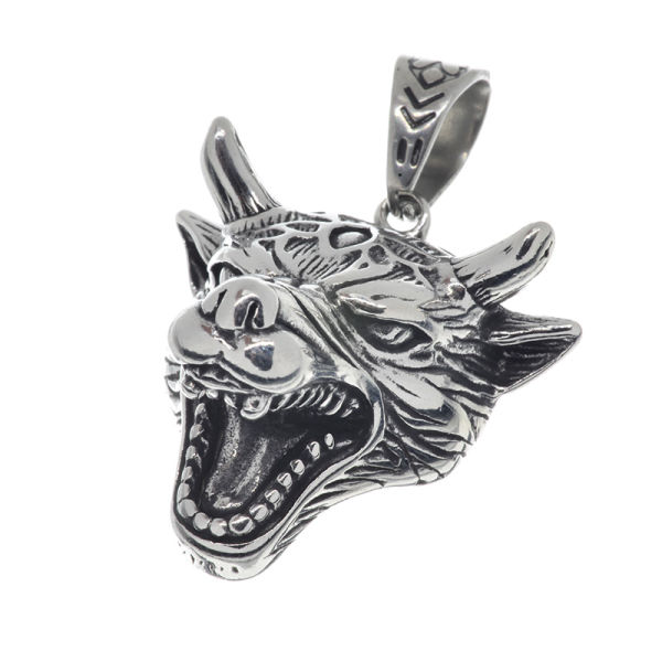 Stainless Steel Pendant - Fantasy Skull