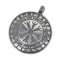 Edelstahlanhänger - Vegvisir