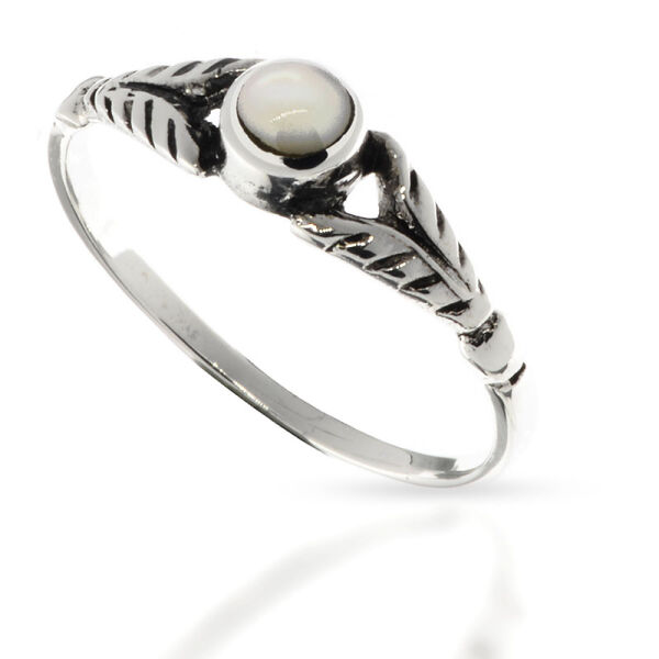 925 Sterling silver ring - "Ivy" Perlmutt-60 (19,1 Ø) 9,1 US