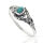 925 Sterling silver ring - "Siam" 56 (17,8...