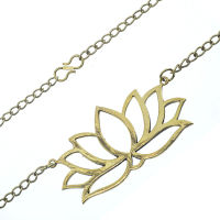 Bronze Necklace - Leaf Crown