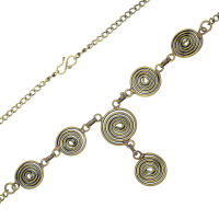 Bronze Necklace - Spiral Pattern of Infinity