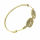Bronze bangle - The spiral of eternal life