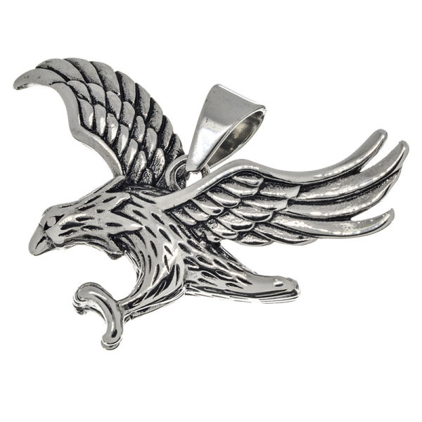 Stainless Steel Pendant - King of the Skies Steel