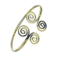 Bronzearmreif - Spiral (4 Spiralen)