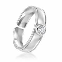 925 Sterling Silver Toe Ring / Childrens Ring with Single...