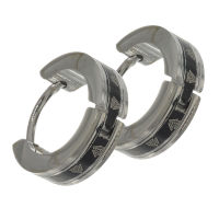 Stainless Steel Hinged Hoop Earrings - Featuring Odins...