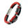 Lederarmband - mit Edelstahlverschluss & Runen