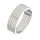 Edelstahlring - Ring mit umlaufenden Streifen