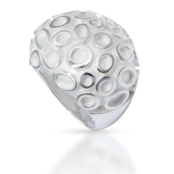 925 Sterling Silberring - Kreise