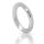 925 Sterling Silberring - mattiert