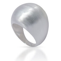 925 Sterling Silberring - Mattiert