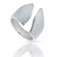925 Sterling Silver Ring - Open & Modern