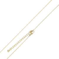 Ankerketten 1,5mm-PVD-Gold-60cm-mit Verlängerung