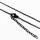 Anchor chains 1,5mm-PVD-Black-60cm-with Extension