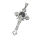 Stainless steel pendant - "Cross Inri"