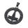 Stainless steel pendant - "Runic circle with Thors hammer"