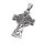 Stainless steel pendant - "Celtic cross" steel