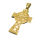 Stainless steel pendant - "Celtic cross" gold