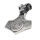 Edelstahlanhänger - Thors Hammer "Goat" Stahl