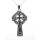 Edelstahlanhänger - Keltenkreuz "666" Stahl