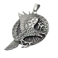 Edelstahlanhänger - "Firebird" Stahl