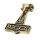 Thors Hammer - Widder - PVD Gold 48 mm