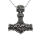 Stainless Steel Pendant - Thors Hammer "Ilyasol" Steel-46 mm