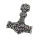 Stainless Steel Pendant - Thors Hammer "Ilyasol" Steel-52 mm