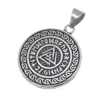 Stainless Steel Pendant - Valknut