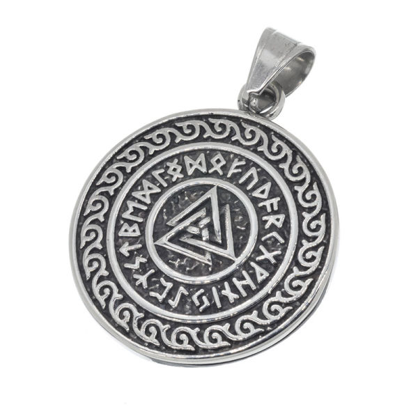 Stainless Steel Pendant - Valknut