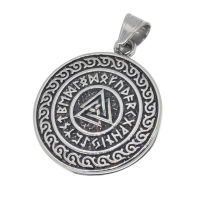 Stainless Steel Pendant - Valknut